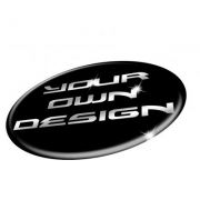 3D Domed Gel Custom made to fit LOTUS Black and Chrome Wheel Center, Resin Badges Over-Stickers Decals Set of 4