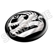 3D Domed Gel Vauxhall Wheel Center Badges Decals Set of 4